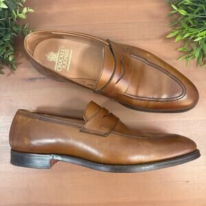 Crockett and Jones Men's Sydney Leather Loafers Size 10 US 11 $870